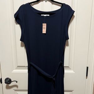 Loft sleeveless belted dress NWT size 20